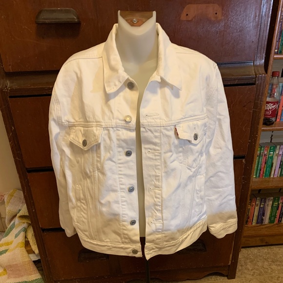 Levi's Jackets & Coats Xl Levis Stress And Company White Original
